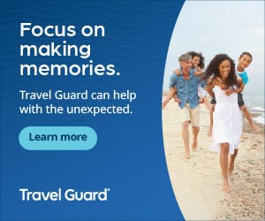 Travel Guard link advertisement.