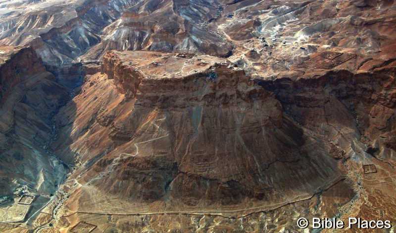 Masada aerial.